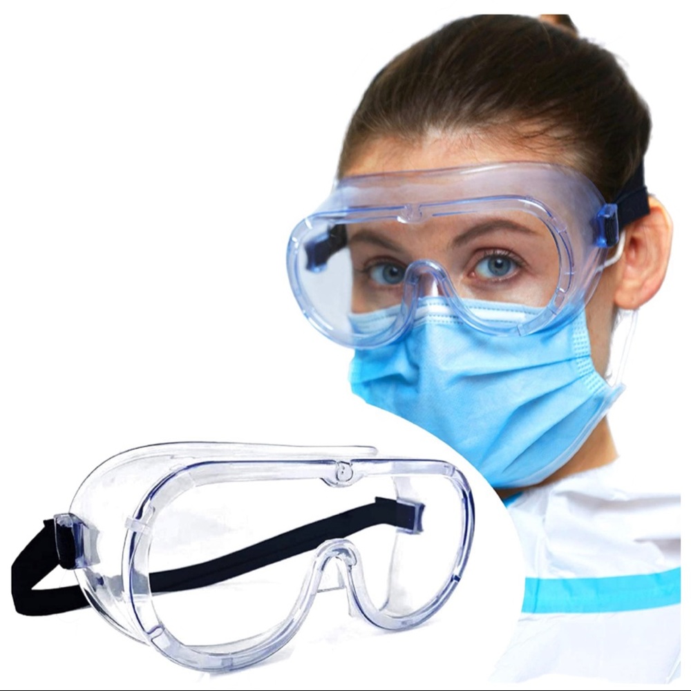 Safety Goggles | FDA Registered | Anti-Fog Design | Fits Over Glasses